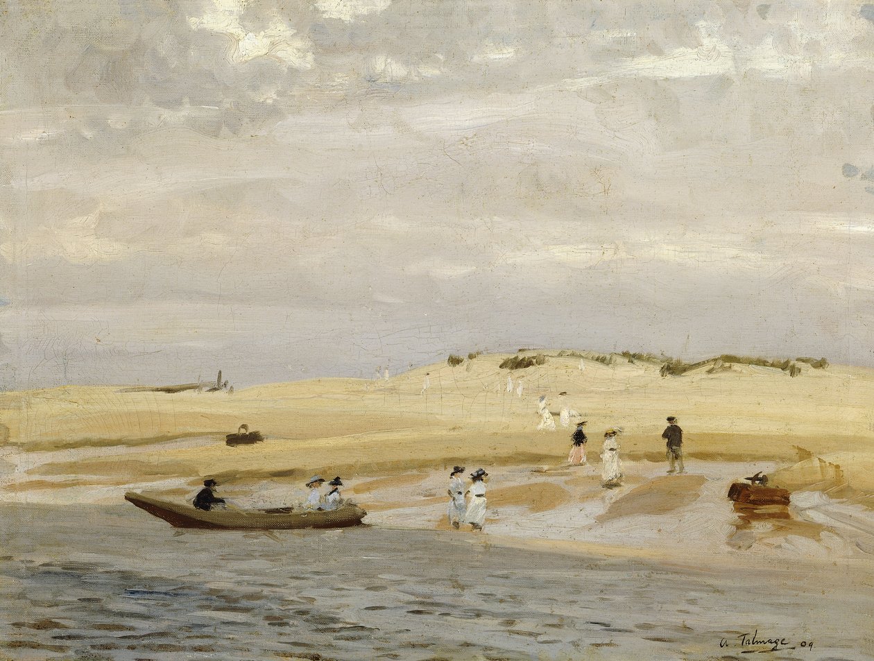 Figure su una spiaggia da Algernon Mayow Talmage