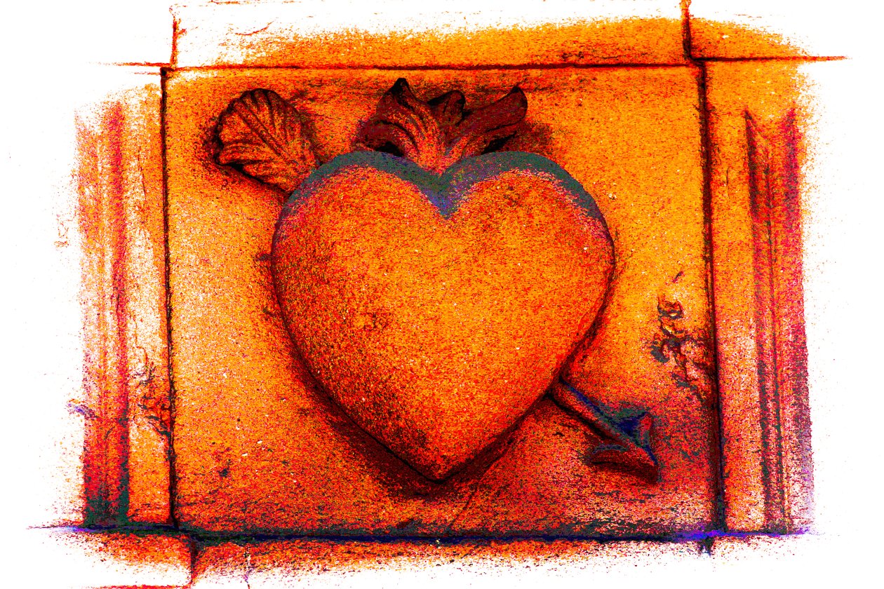 Cuore georgiano, dalla serie Cuori, 2018 (fotografia) da Alice Gur Arie