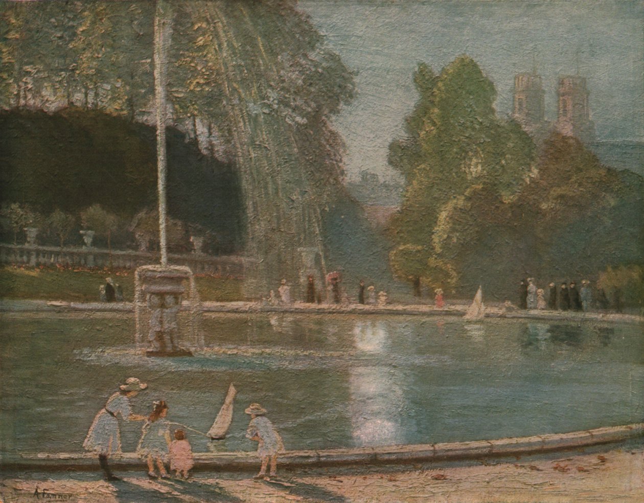 La Fontaine, fine XIX-inizio XX secolo, c1930 da Alice Maud Fanner