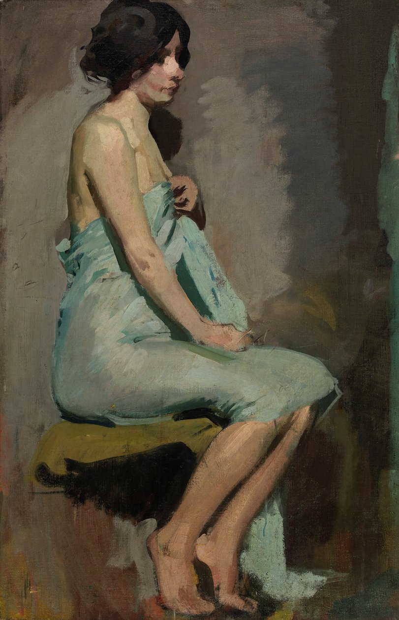 Studio di donna seduta da Alice Pike Barney