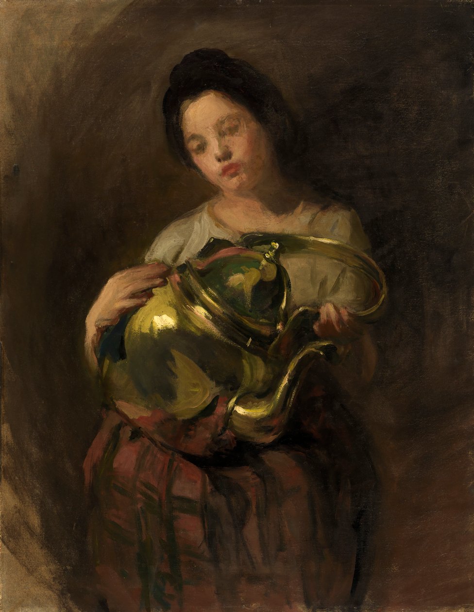 Il bollitore di ottone da Alice Pike Barney