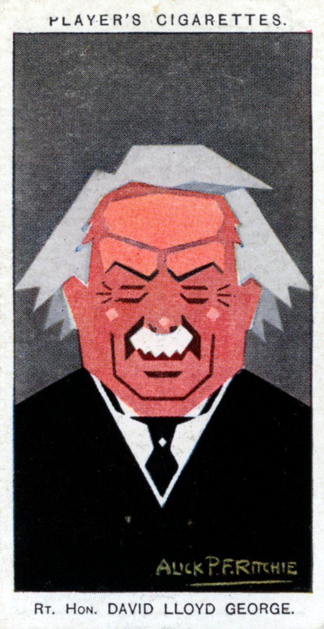 David Lloyd George, 1° Conte Lloyd-George, Primo Ministro britannico, 1926 da Alick P. F. Ritchie