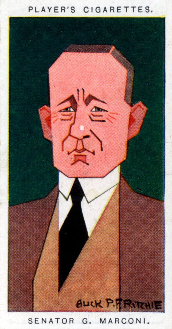 Guglielmo Marconi, inventore italiano, 1926 da Alick P. F. Ritchie