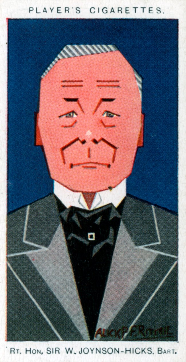 William Joynson-Hicks, 1º visconte Brentford, statista britannico da Alick P. F. Ritchie