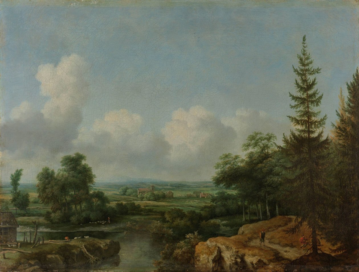 Paesaggio svedese da Allaert van Everdingen