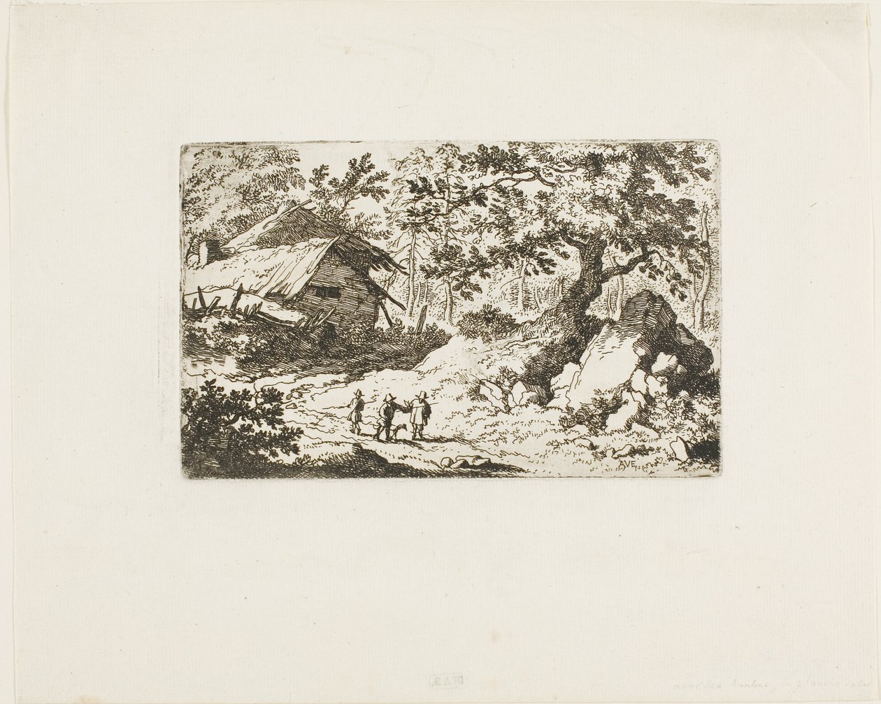 La capanna in rovina da Allaert van Everdingen