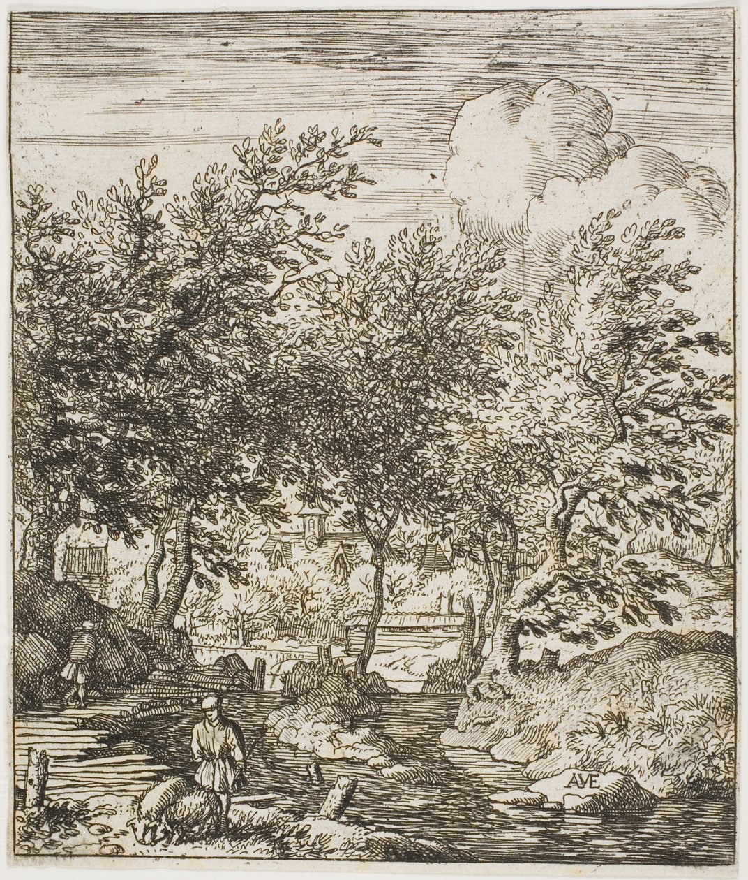 Il porcaro da Allaert van Everdingen