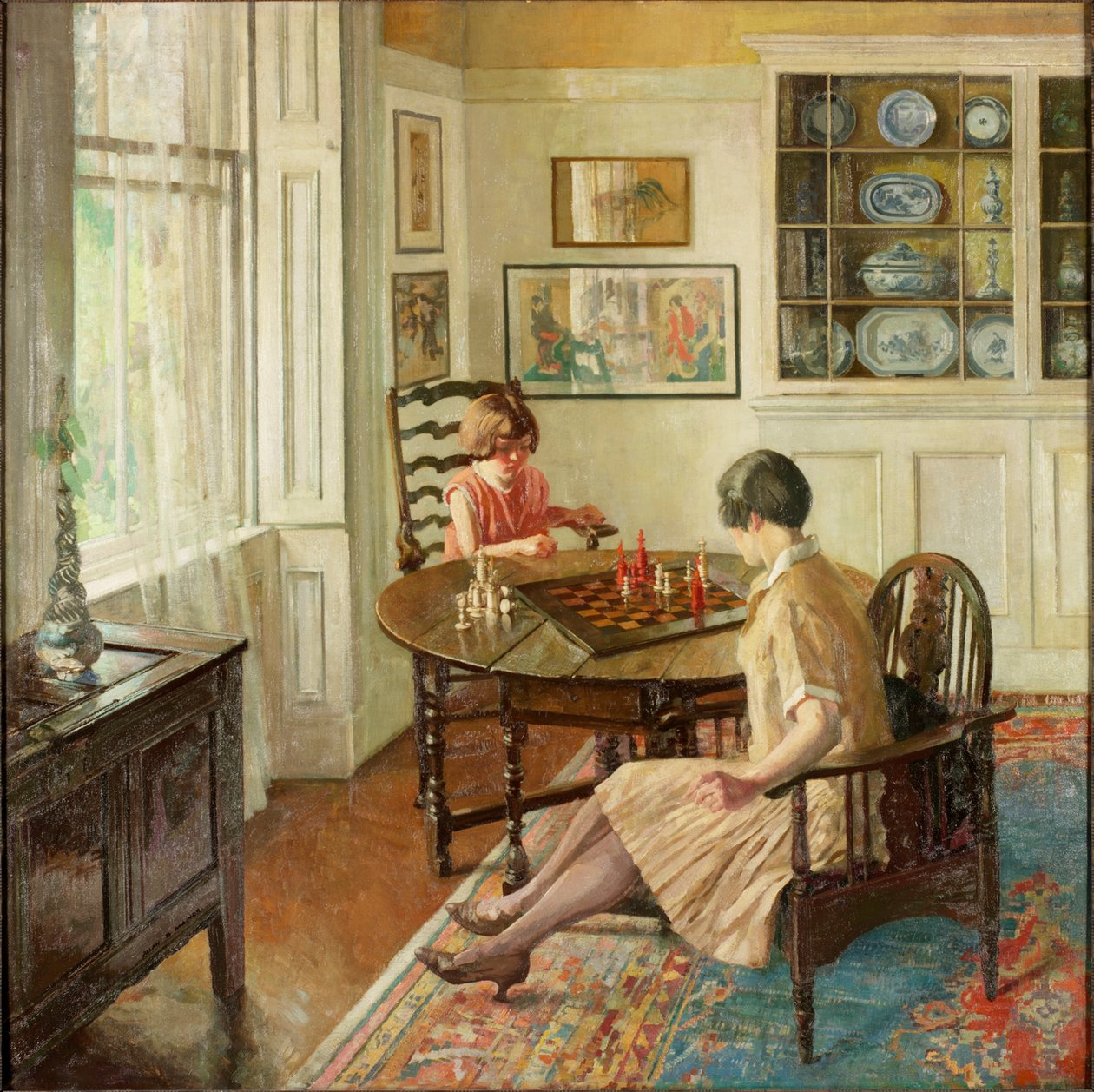 Una lezione di scacchi, 1931-c.1933 da Allan Douglass Mainds