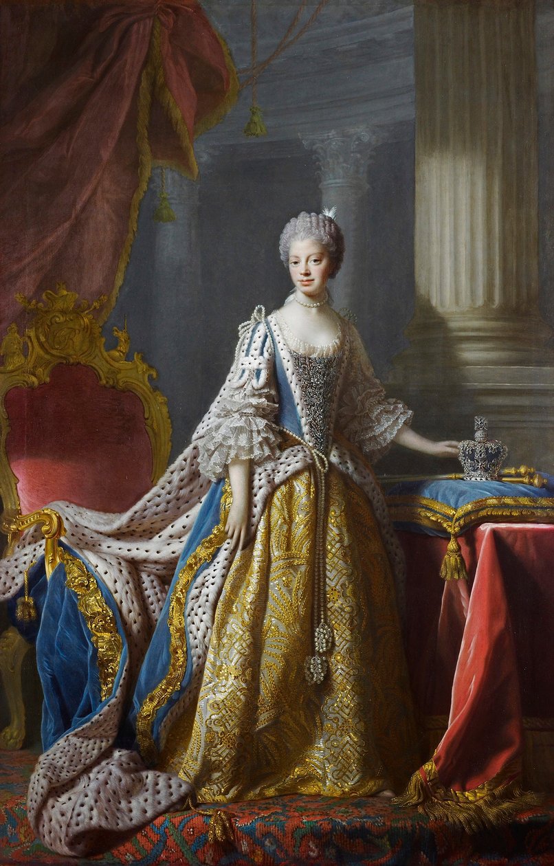 Allan Ramsay - Regina Carlotta (Collezione Reale)1 da Allan Ramsay