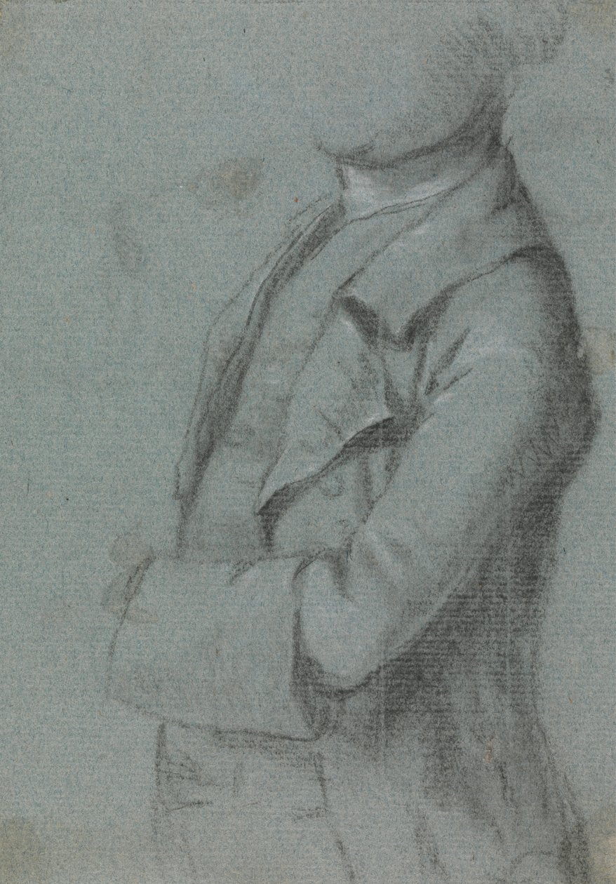 Studio di costume per un ritratto di un uomo da Allan Ramsay