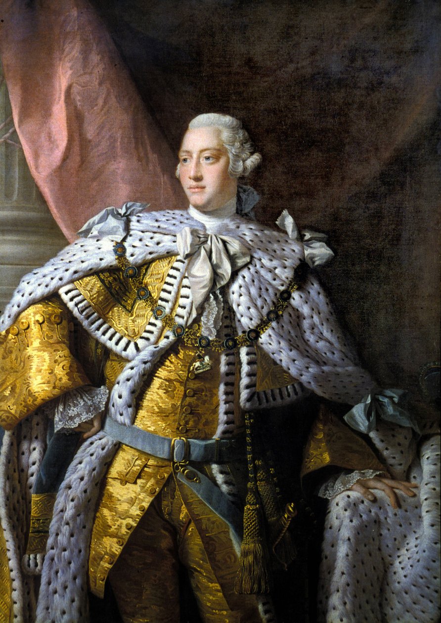 Ritratto di Giorgio III (1738-1820). Dipinto di Allan Ramsay da Allan Ramsay