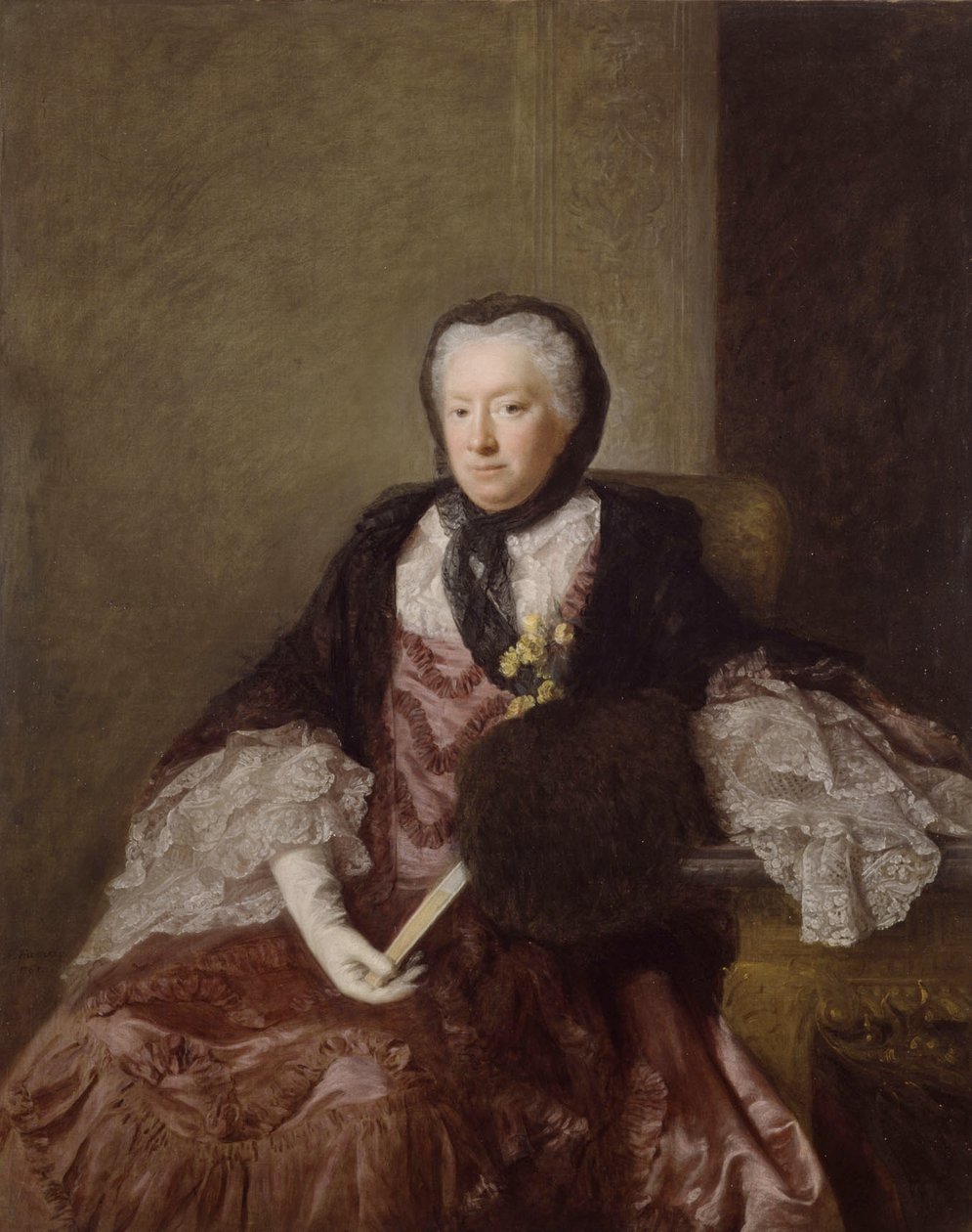 Ritratto di Mrs Mary Martin da Allan Ramsay