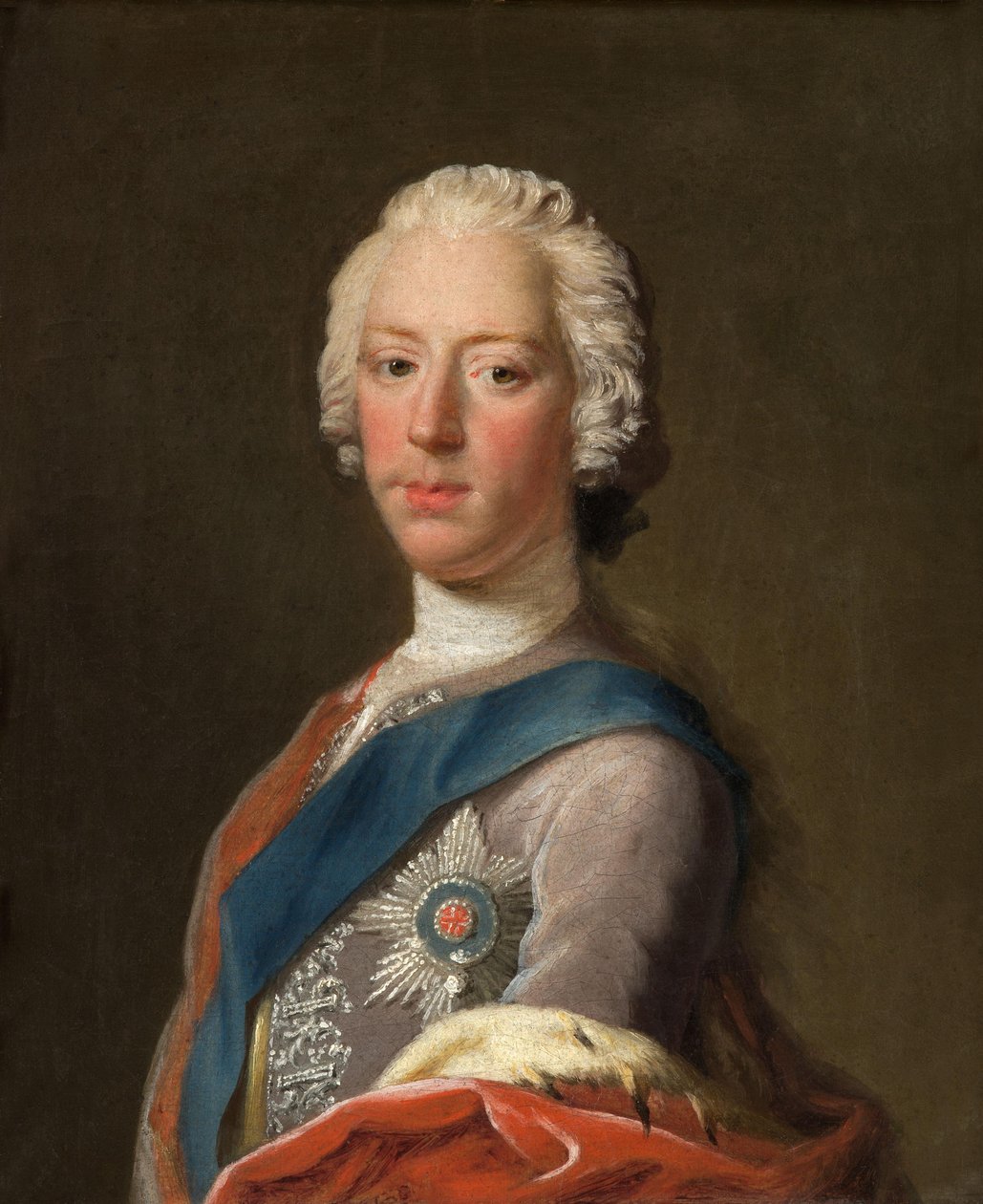 Principe Carlo Edoardo Stuart, 1720 - 1788. Figlio maggiore del principe James Francis Edward Stuart da Allan Ramsay