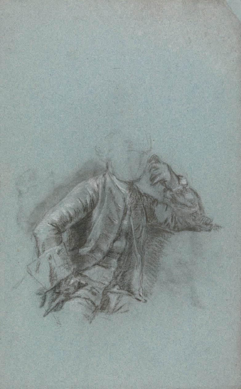 Studio per un ritratto di un gentiluomo seduto da Allan Ramsay