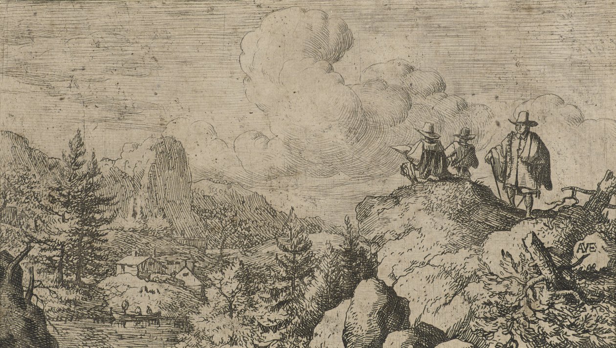 I disegnatori, c.1644 da Allart van Everdingen
