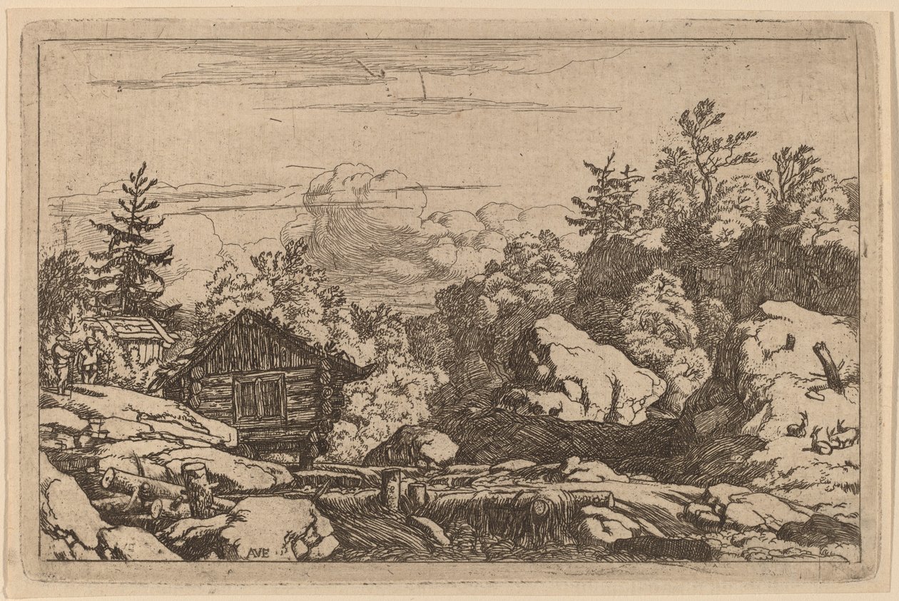 Cottage sulla Riva da Allart van Everdingen