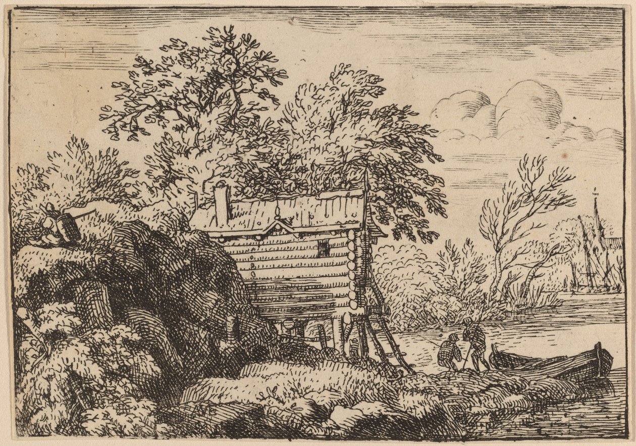Capanna del pescatore da Allart van Everdingen