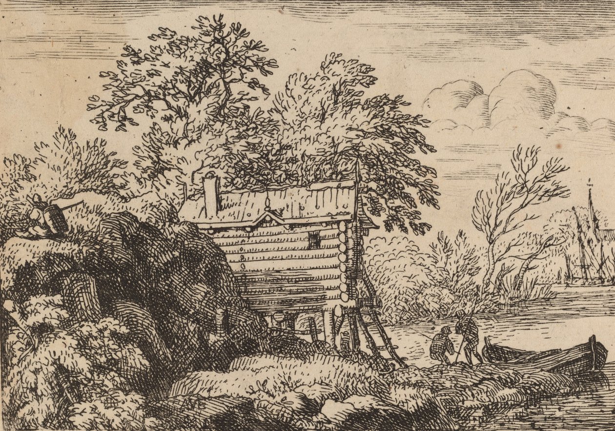 Capanna del pescatore da Allart van Everdingen