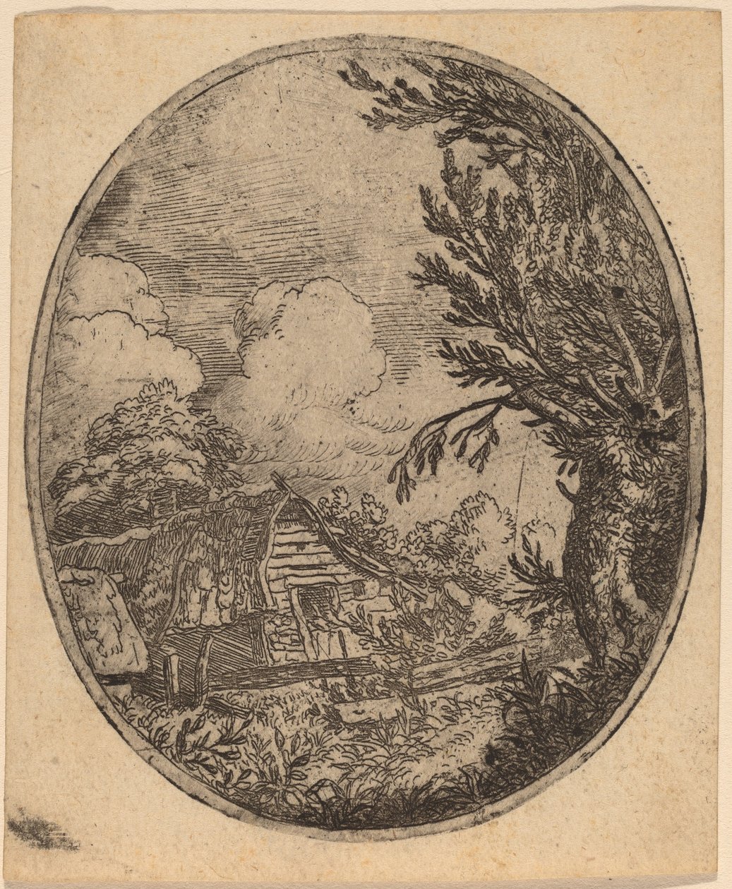 Amleto tra gli alberi da Allart van Everdingen