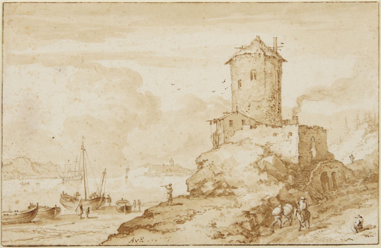 Paesaggio da Allart van Everdingen