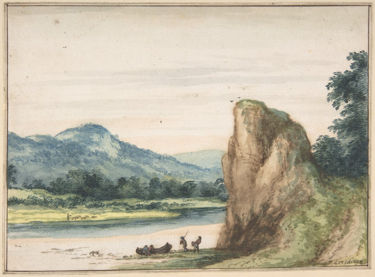Paesaggio da Allart van Everdingen