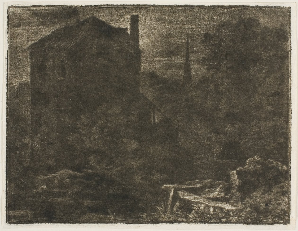 Paesaggio in stile scuro da Allart van Everdingen