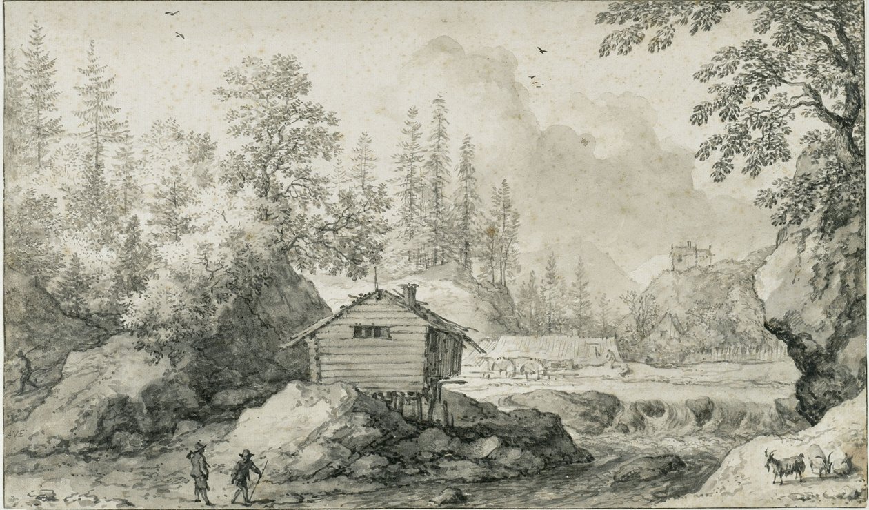 Paesaggio nordico da Allart van Everdingen