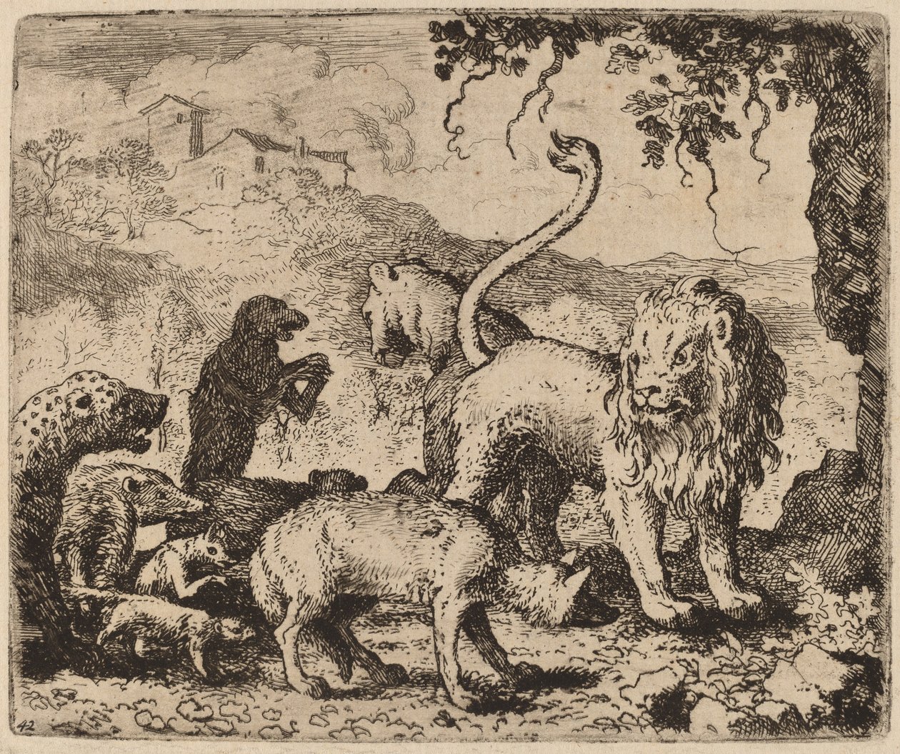 Reynard accusato da Allart van Everdingen