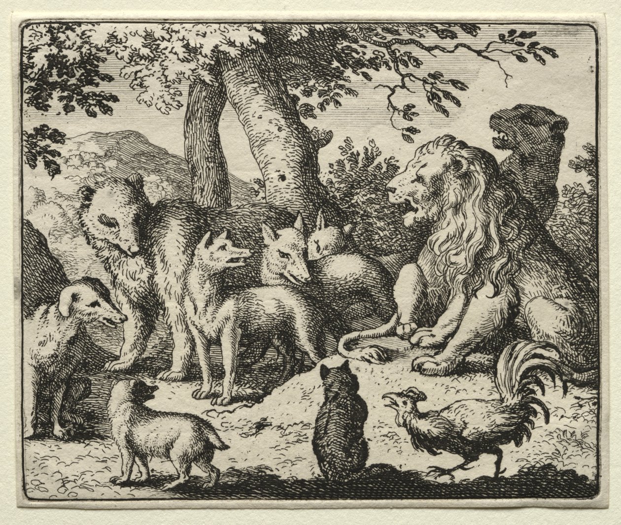 Reynard la Volpe: Reynard si scagiona da Allart van Everdingen