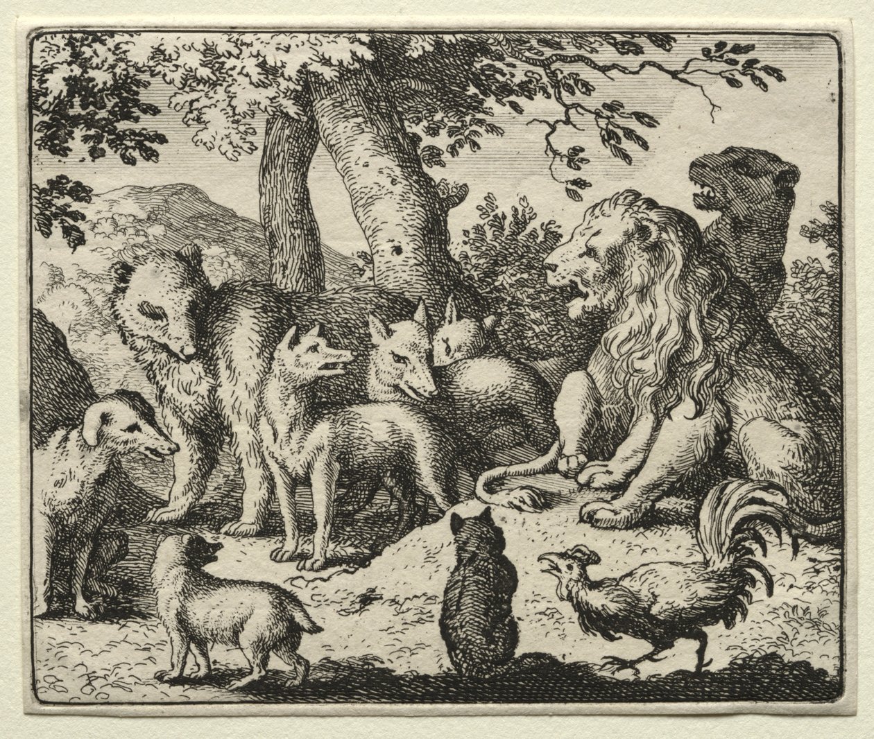 Reynard la Volpe: Reynard si scagiona da Allart van Everdingen