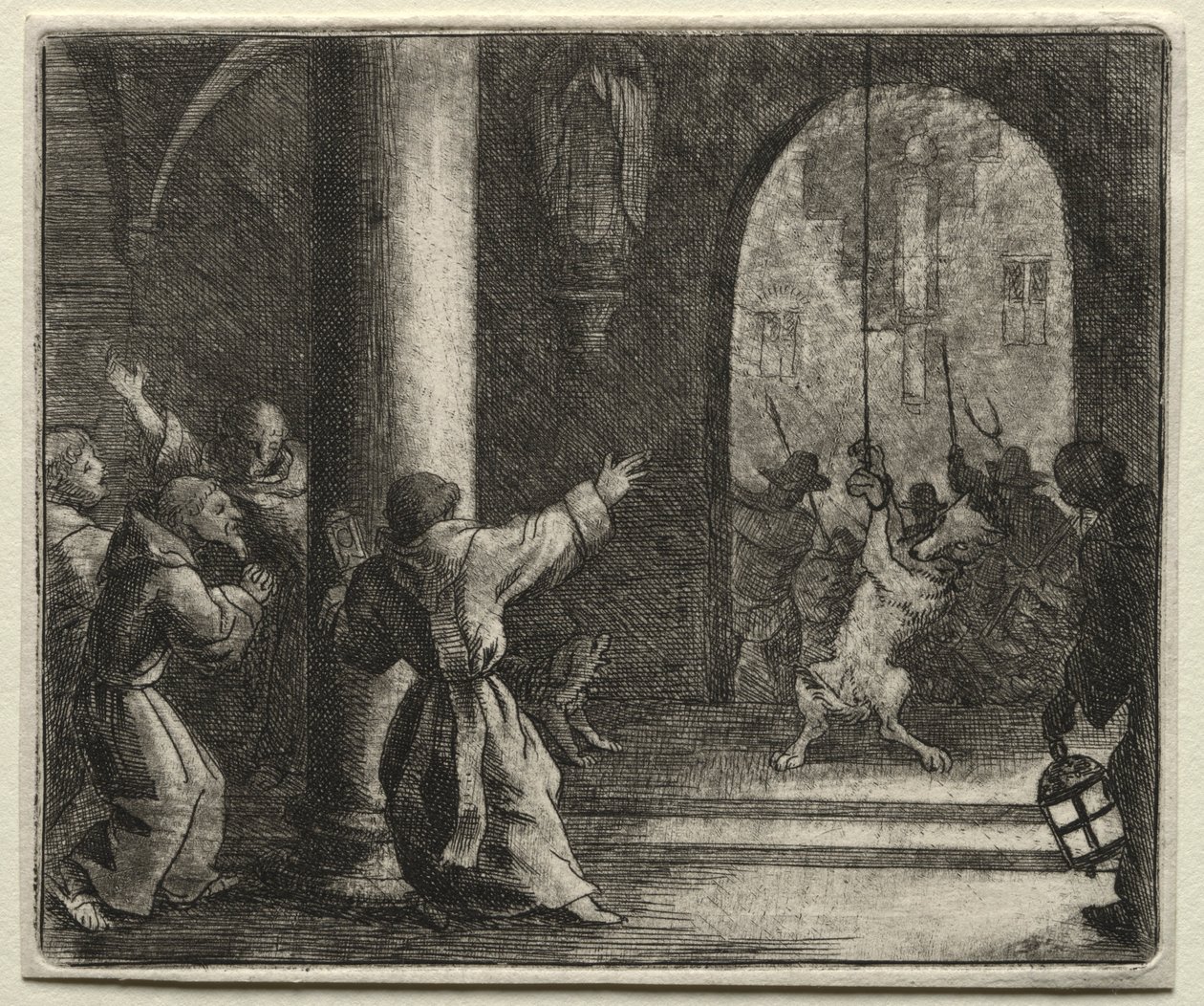Reynard la volpe: Reynard inganna il lupo da Allart van Everdingen