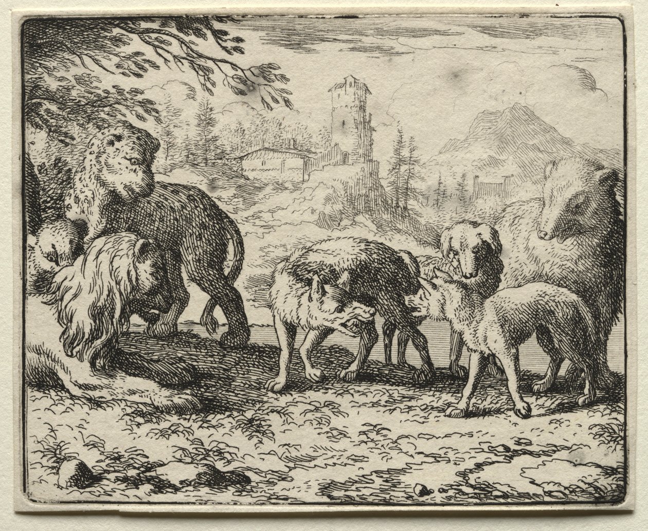 Reynard la volpe: La condanna di Reynard da Allart van Everdingen