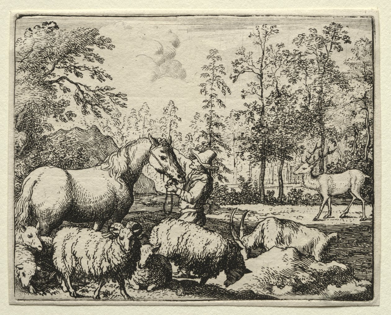 Reynard la Volpe: Il cavallo geloso da Allart van Everdingen
