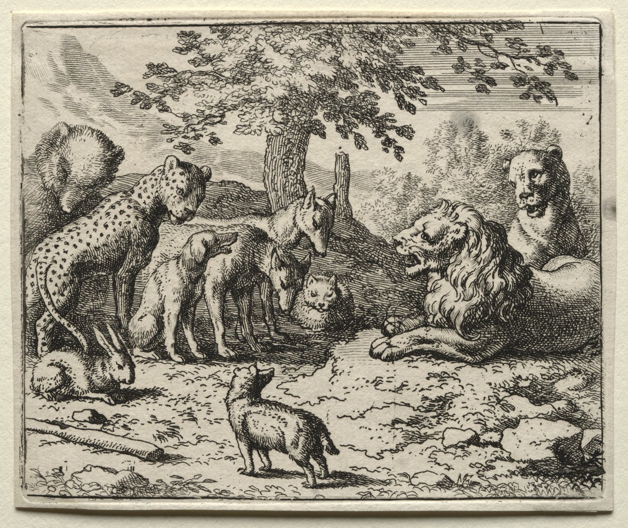Reynard la Volpe: Il consiglio del leone da Allart van Everdingen