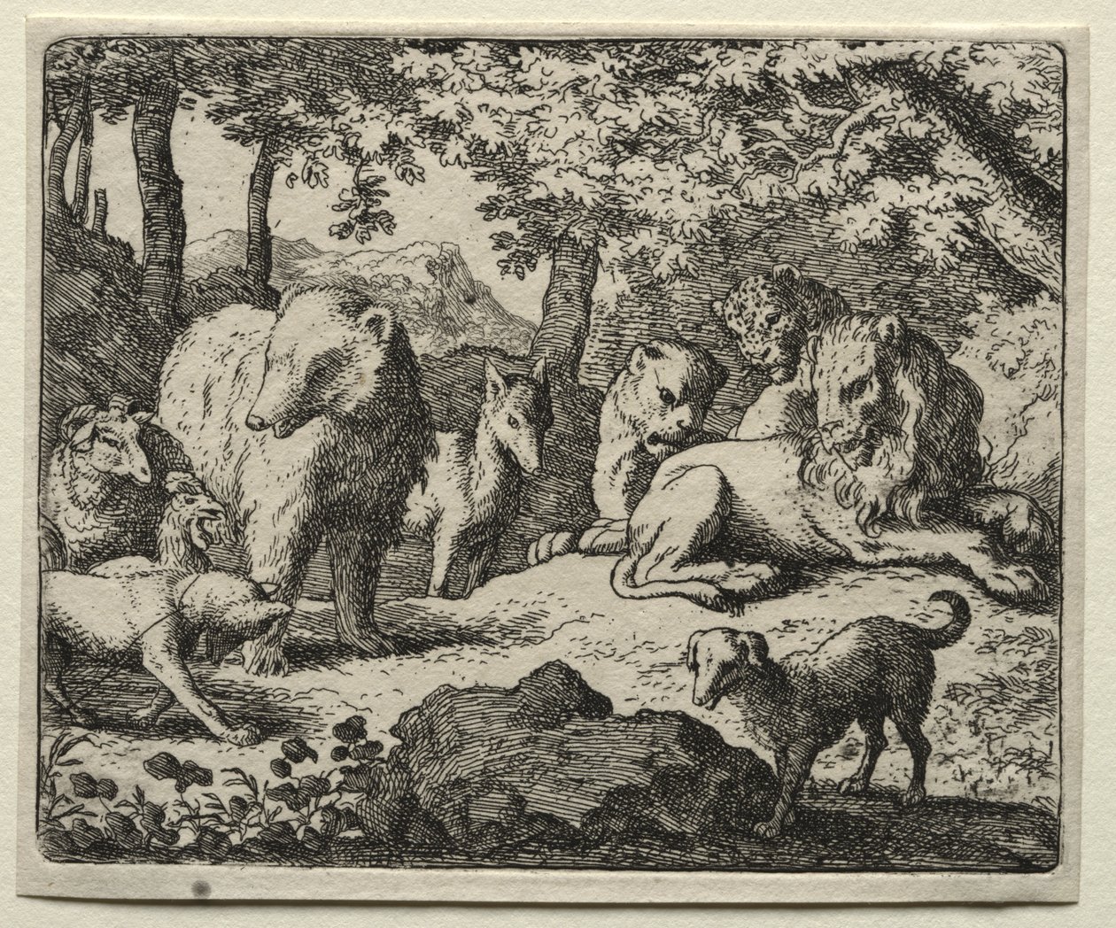 Reynard la volpe: La sospensione della sentenza da Allart van Everdingen
