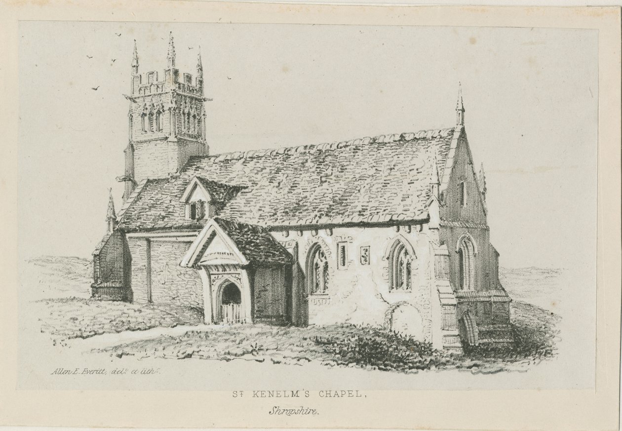 Clent - Cappella di San Kenelm da Allen Edward Everitt