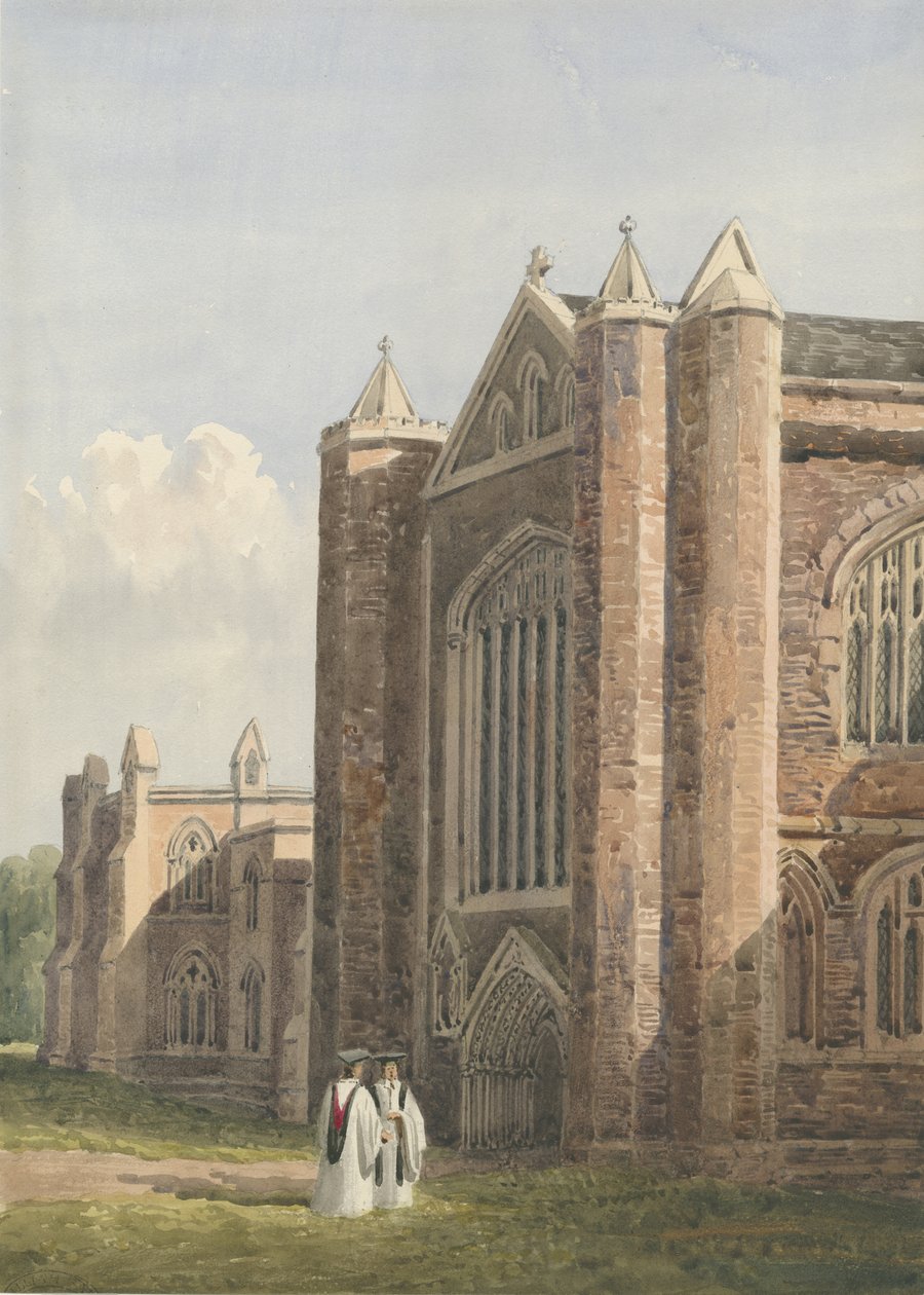 Cattedrale di Lichfield - Vista Nord-Ovest da Allen Edward Everitt