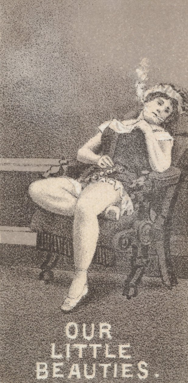 Dalla serie Actresses N57 promuovendo Our Little Beauties Cigarettes per Allen & Ginter, 1890 da Allen and Ginter