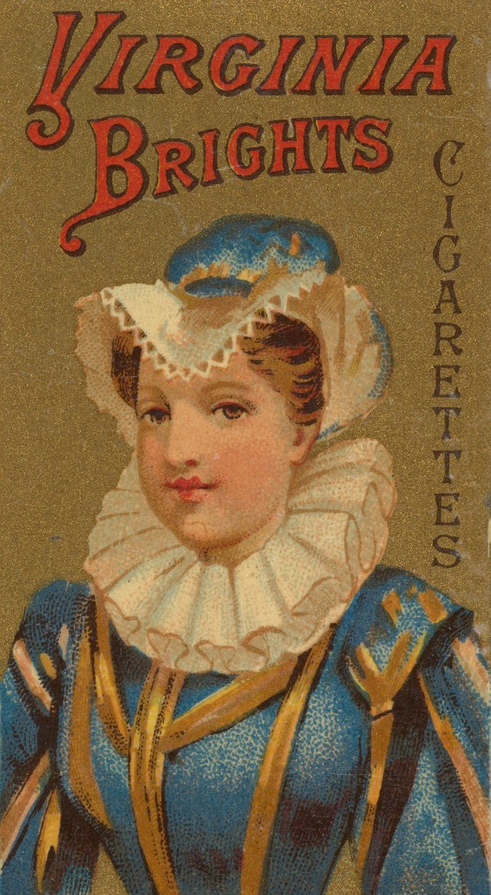 Dalla serie Ragazze e Bambini N64 promuovendo le sigarette Virginia Brights per Allen &... da Allen and Ginter