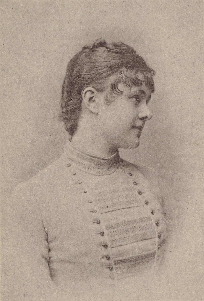 Lili Rupp, dalla serie Attrici N67 promuovendo Virginia Brights Cigarettes da Allen and Ginter