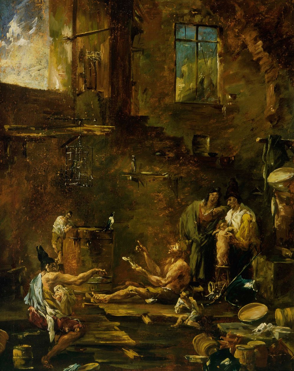 Uccelli canori da Allesandro Magnasco