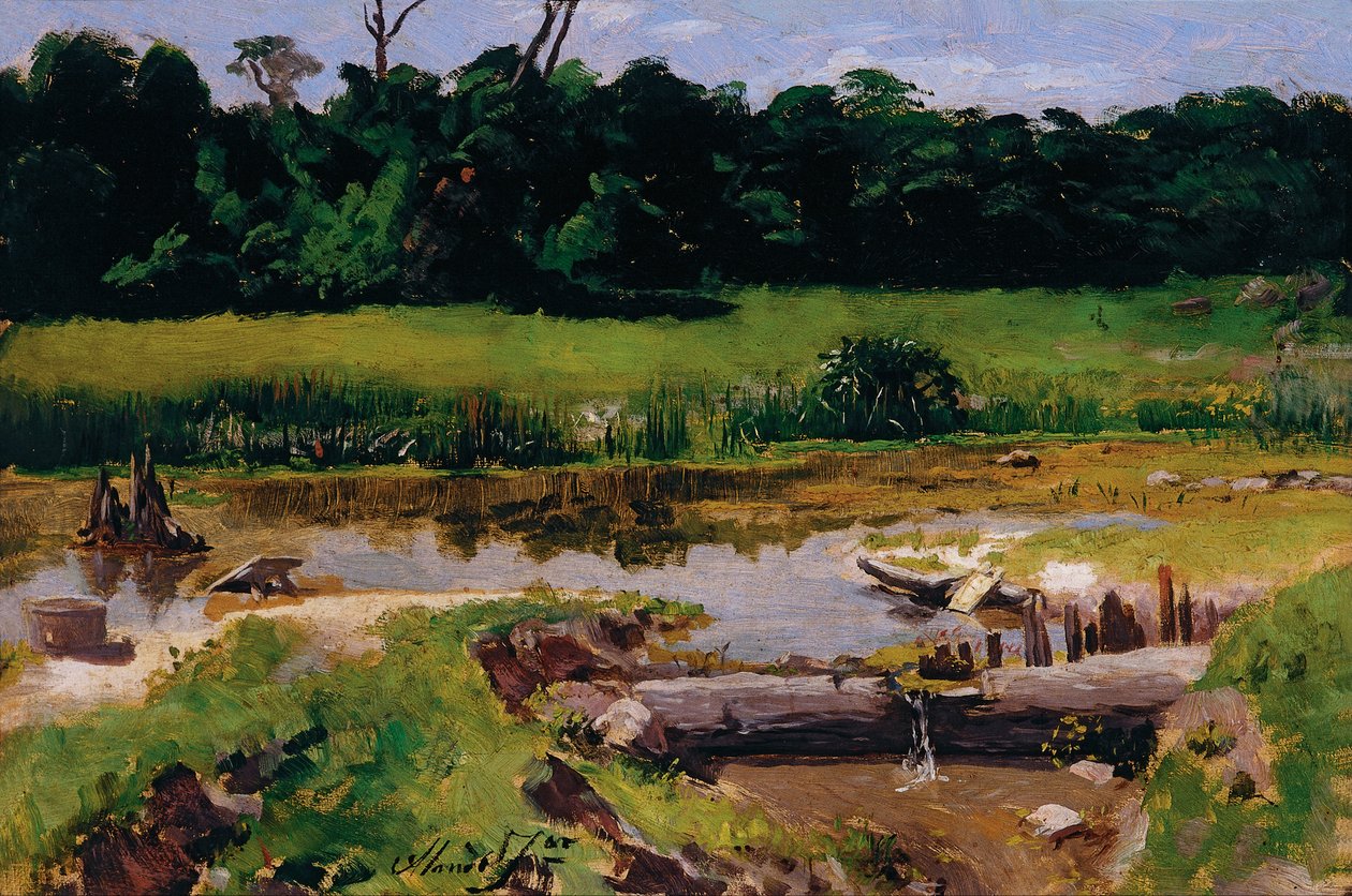 Paesaggio fluviale da Almeida Júnior