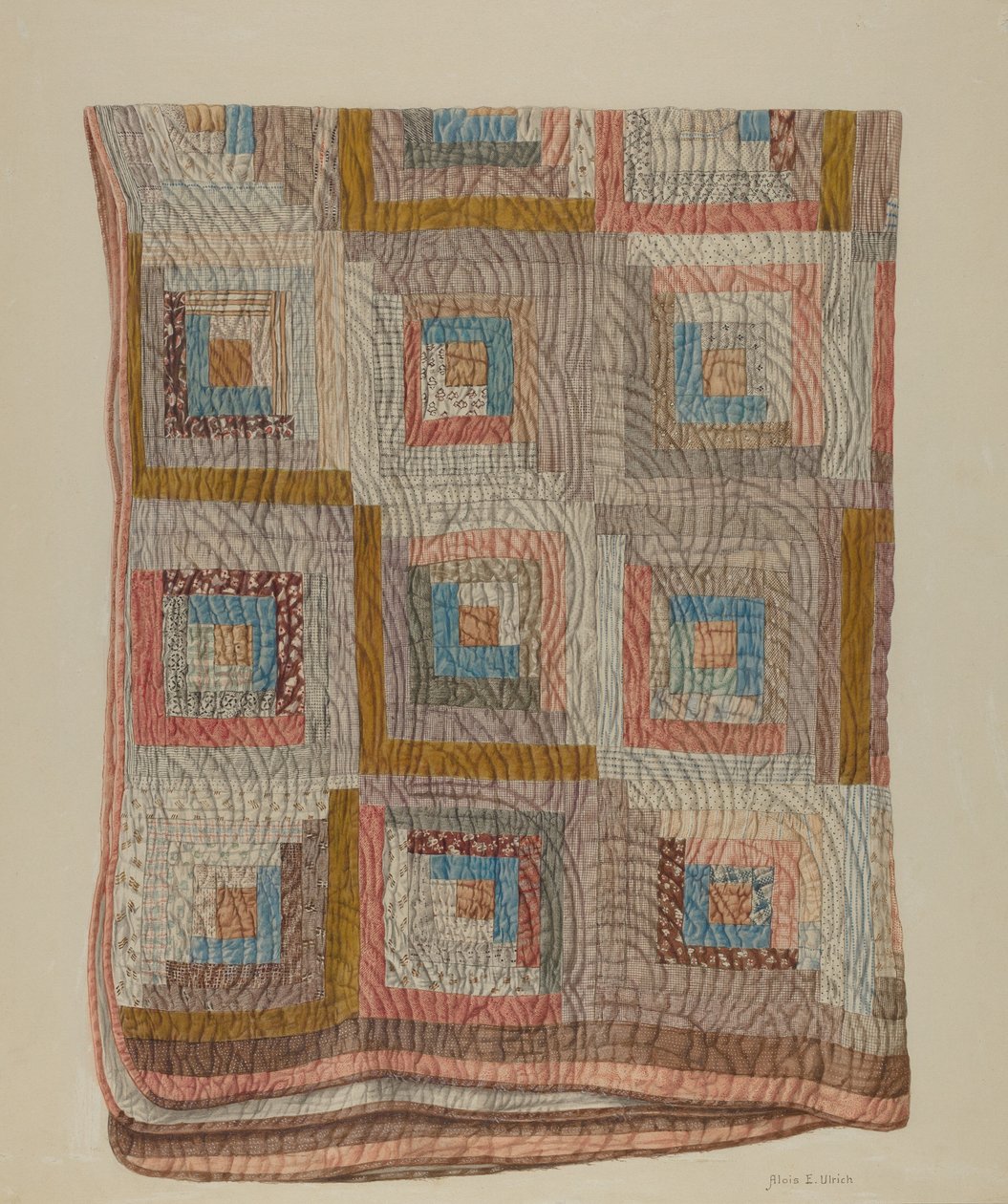Trapunta patchwork da Alois E. Ulrich
