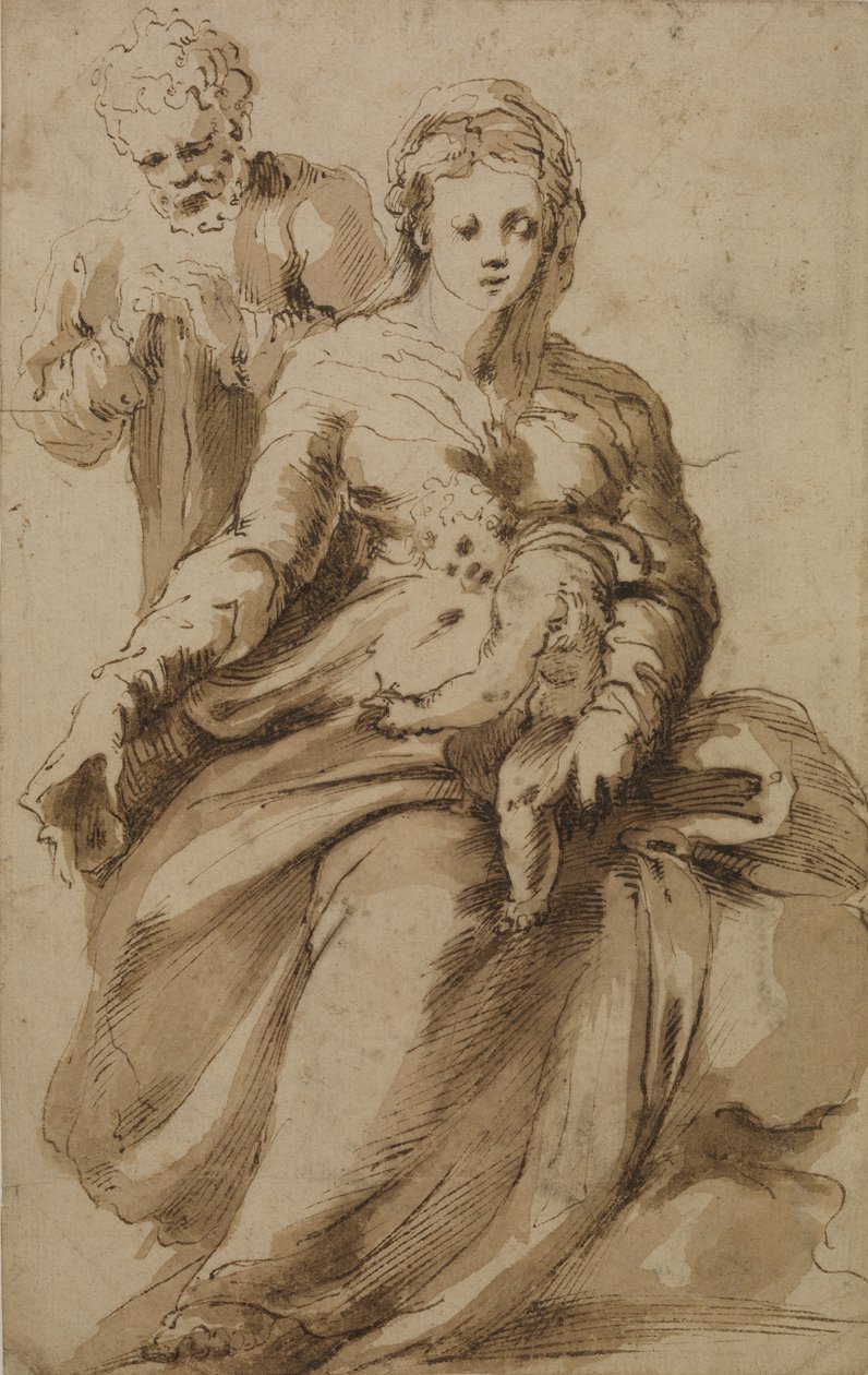 Sacra Famiglia, c.1637 da Alonso Berruguete