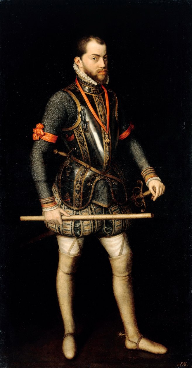 Ritratto di Filippo II, re di Spagna da Alonso Sánchez Coello
