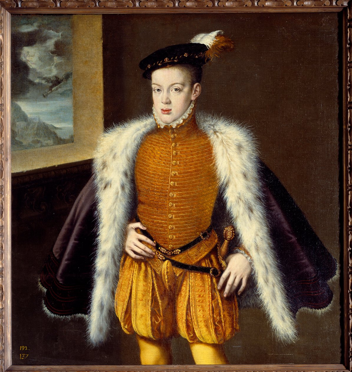 Ritratto del Principe Don Carlos, figlio di Filippo II da Alonso Sánchez Coello