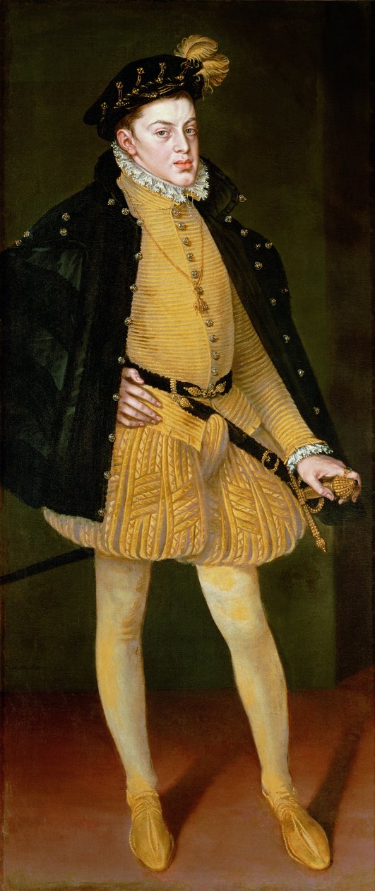 Porträt des Prinzen Don Carlos von Österreich da Alonso Sánchez Coello
