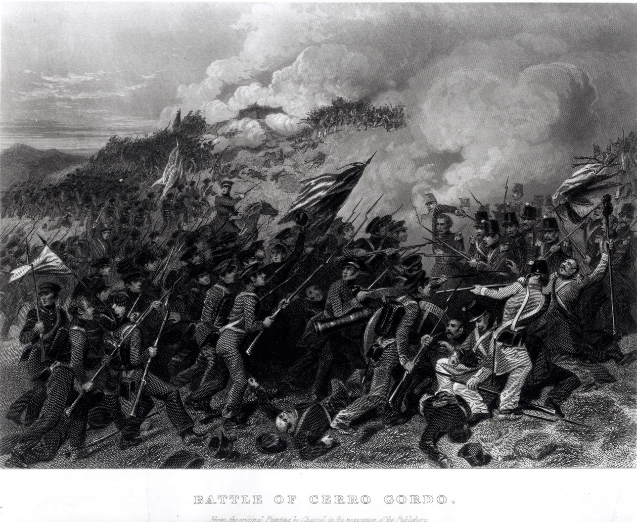 Battaglia di Cerro Gordo, aprile 1847 da Alonzo Chappel