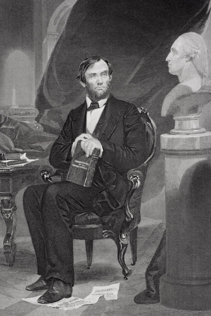 Ritratto di Abraham Lincoln (1809-65) da Alonzo Chappel