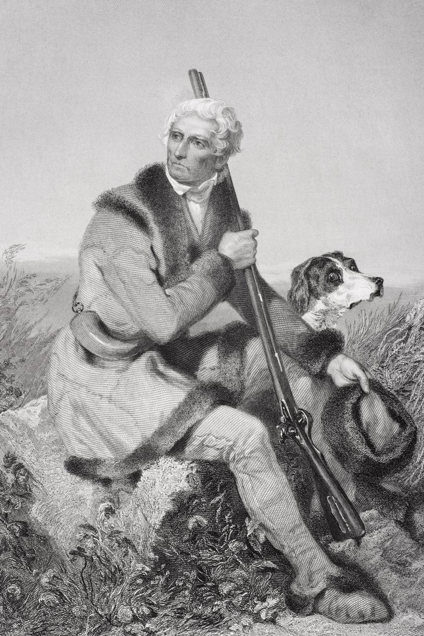 Ritratto di Daniel Boone da Alonzo Chappel